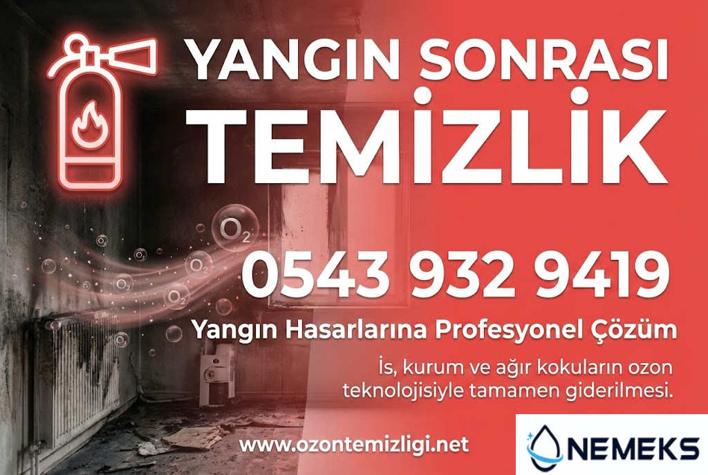 Yangın Sonrası Temizlik